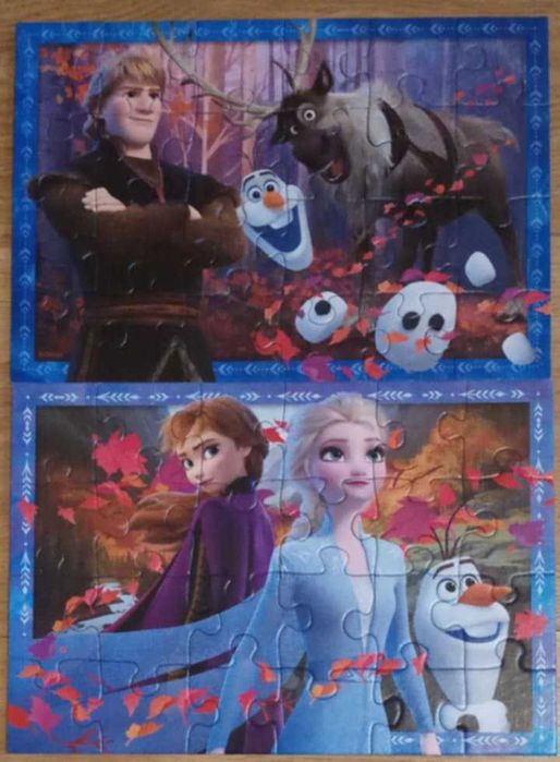 Puzzle 2 x 24 Frozen II Kraina lodu Ravensburger 4+