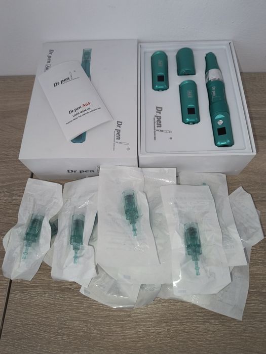 Dr. Pen A6S – komplet, 2 akumulatory + ładowarka + kartridże