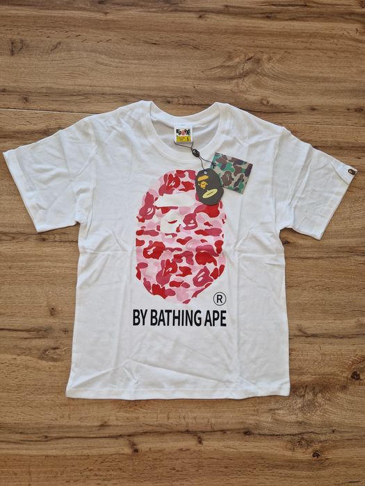 Koszulka Bape By bathing ape różowa
