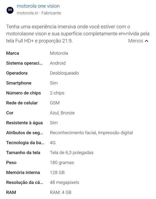 Motorola One Vision