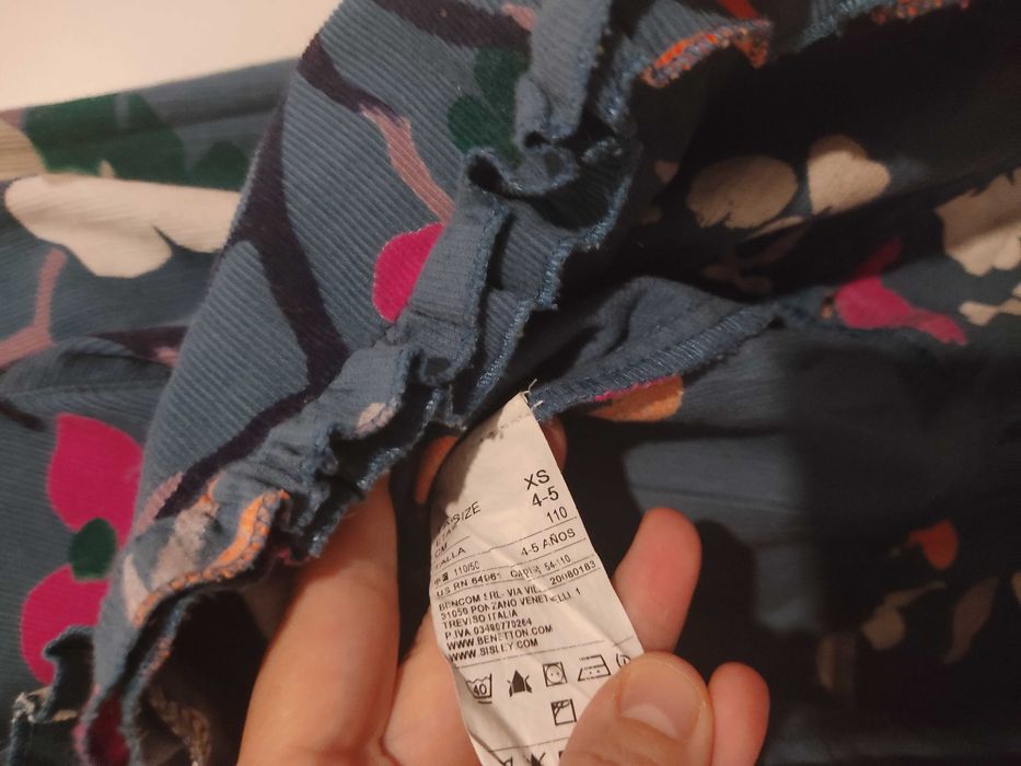 Vestido Benetton 4 anos