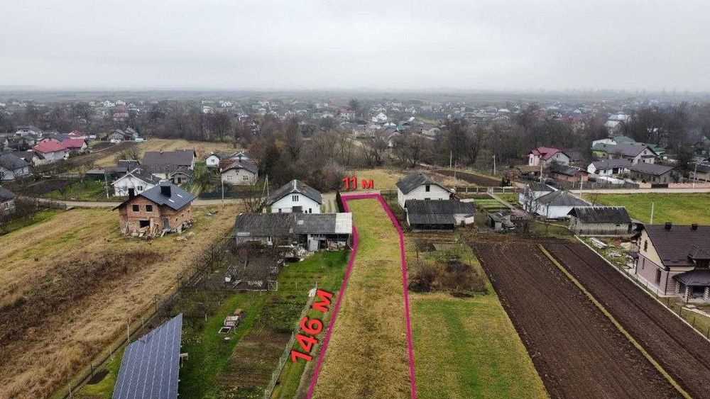 Продаж ділянки 15 сот в с Радча, газ, світло, асфальт, С/Г, недорого