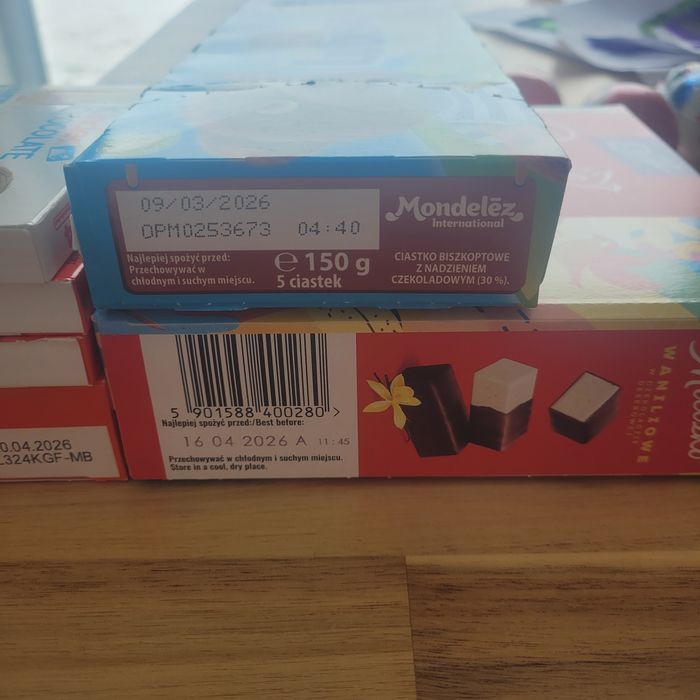 Słodycze Kinder Wedel