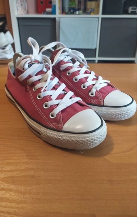 Czerwone trampki męskie Converse buty sportowe