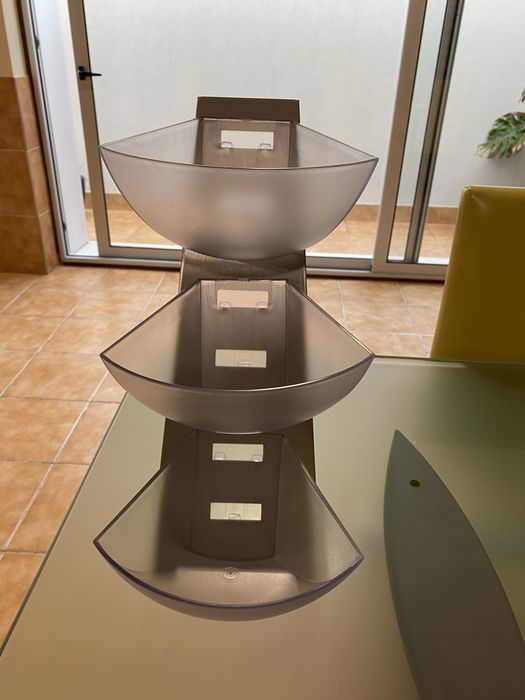 Suporte 3 niveis para condimentos