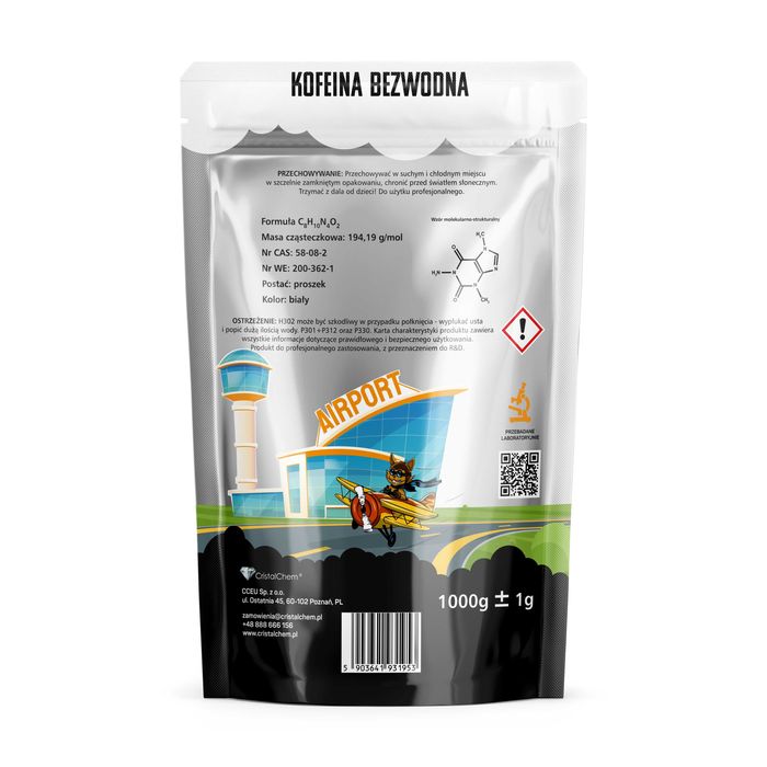Kofeina Bezwodna CSPC # 1kg # Dostawa z 2026 # Na Jutro Od CC® #