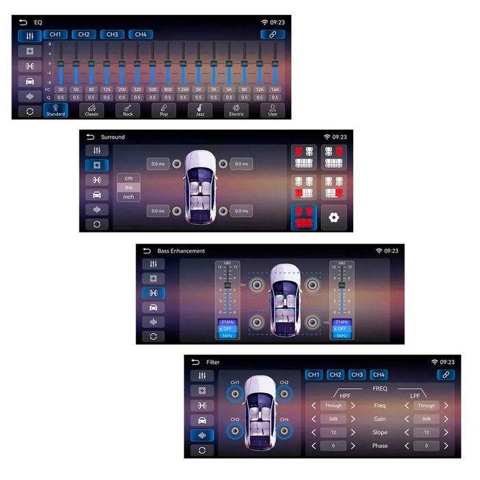 Автомобільна мультимедійна система Nextone MD-503 6,3" DSP CarPlay Android Auto 1 DIN