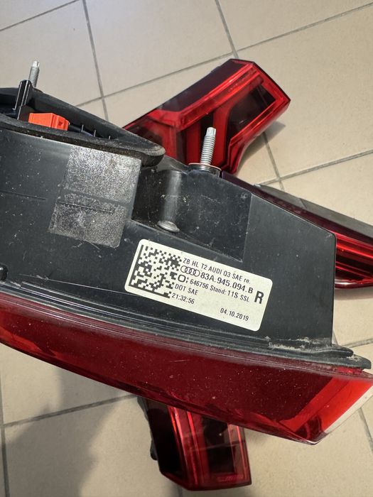 Lampy  audi q3 tylne  2019