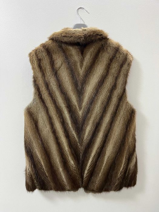 Colete de pele de Vison verdadeira