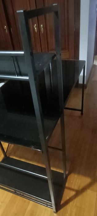 Secretaria com tampo de vidro