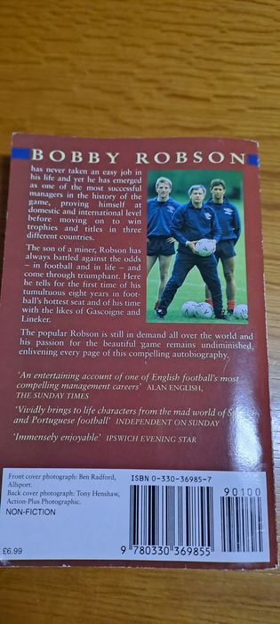 Boby Robson-my autobiography