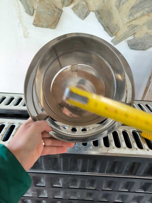 Chapéu de inox para chaminé