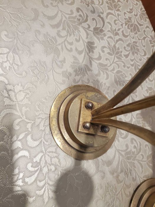 Castiçais Dourados muito antigos - Conjunto de 3