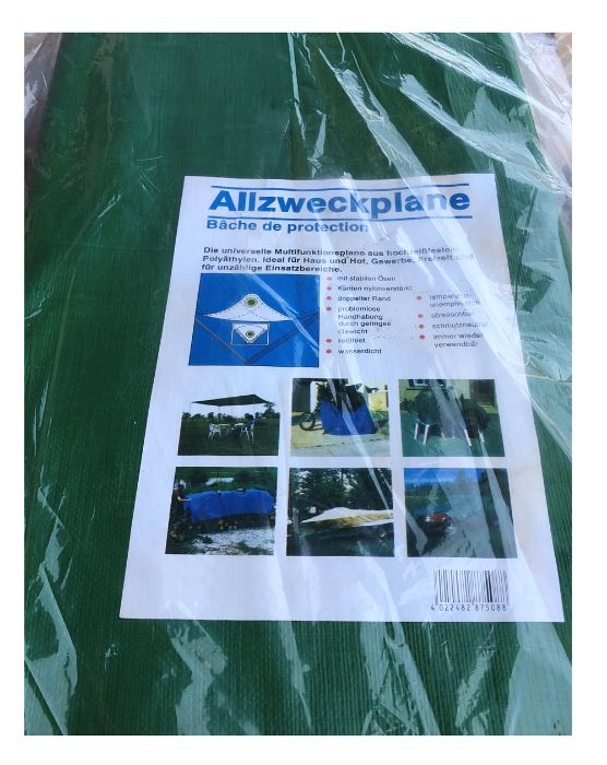 PLANDEKA 10x12m ochronna okryciowa, bardzo gruba mocna, plandeki 10x12