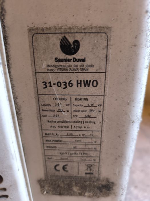 Klimatyzacja Saunier Duval używana