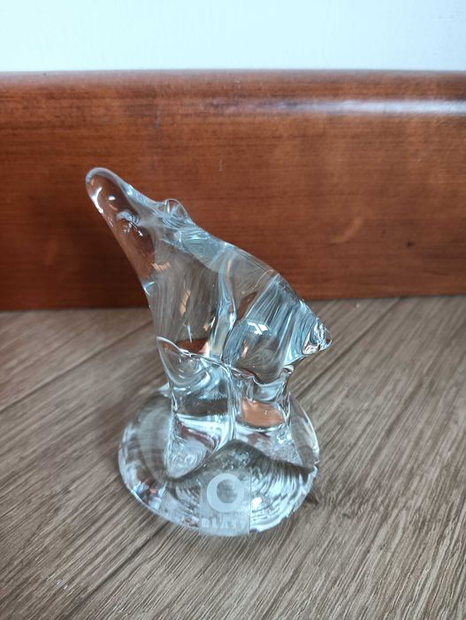 Szklana figurka, przycisk do papieru ozdoba
