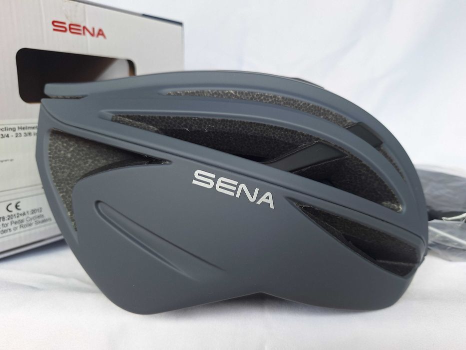 Kask rowerowy Sena Smart Cycling Helmet R2 Evo Matt Gray M 55-59cm
