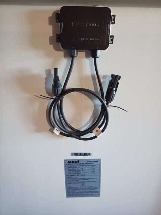 Kit solar 200w 12v+PWM 20A+10m cabo 6mm+passacabos