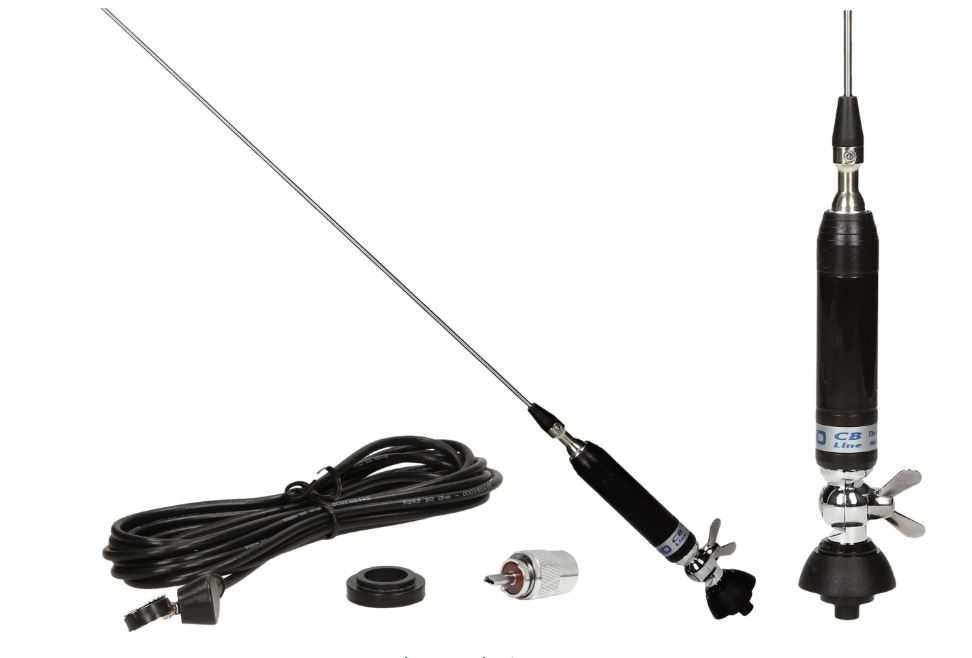 Antena CB SIRIO Snake 27 Black (montażowa)