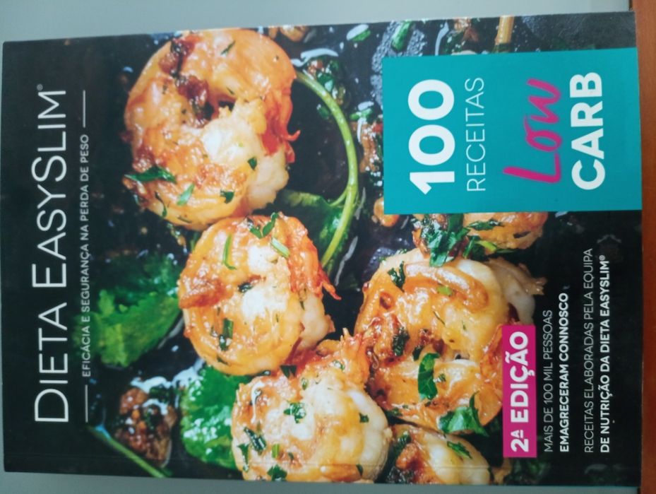 Dieta EasySlim: 100 Receitas Low Carb - Farmodiética	Editor-  como novo!