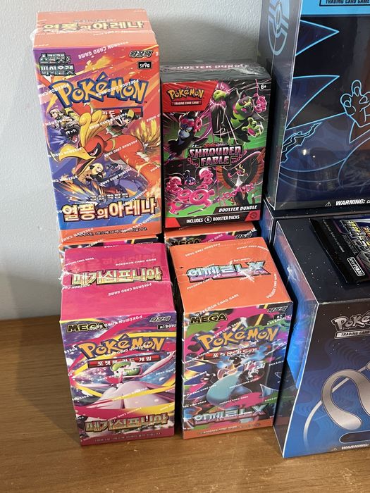 Elite treiner box e booster bundles de pokemon (selados)