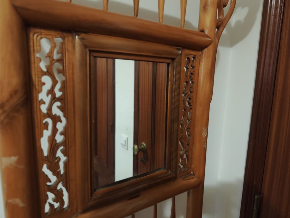Conjunto de Mobiliário Secular Chinês de Luxo- Lavatório+mesa de Apoio