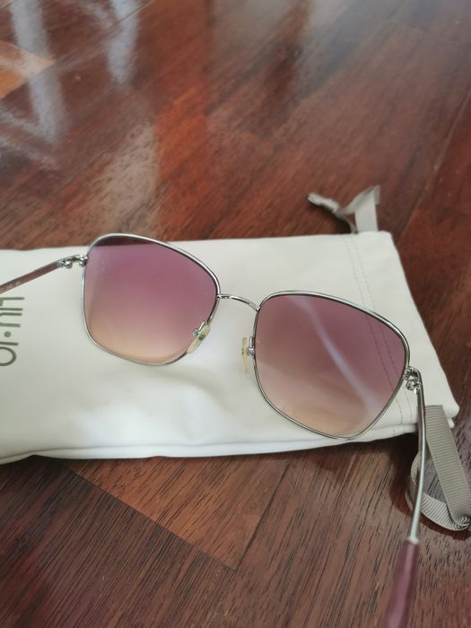 Różowe okulary przeciwsłoneczne Liu Jo