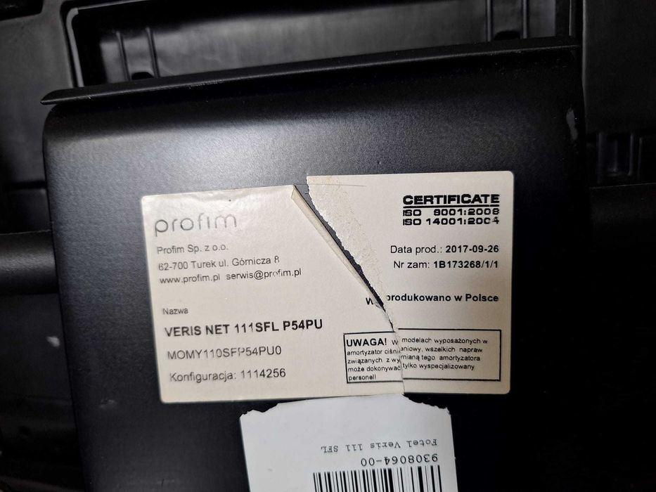 Ergonomiczny fotel biurowy Profim Veris Net 111SFL – Premium, Regulowany