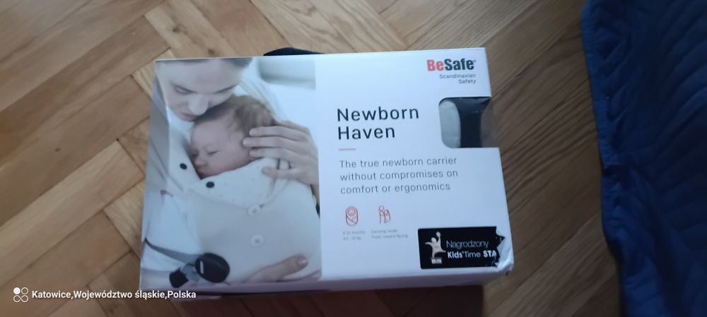 Nosidełko dla dziecka besafe na gwarancji