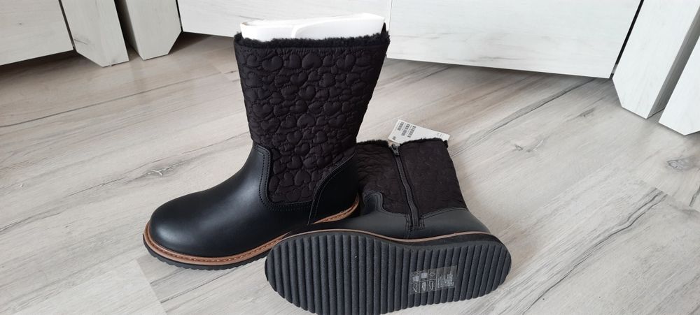 H&M buty botki kozaki dziewczęce  czarne r 32 20 cm