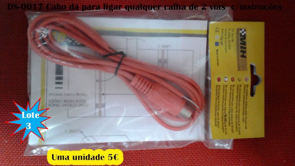 Cabos DS Conta Voltas e Pontes de Led´s pista SlotCars