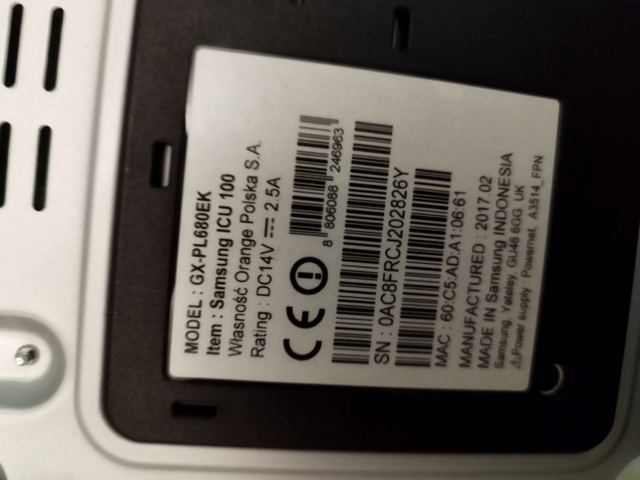 Samsung GX-PL680EK modem