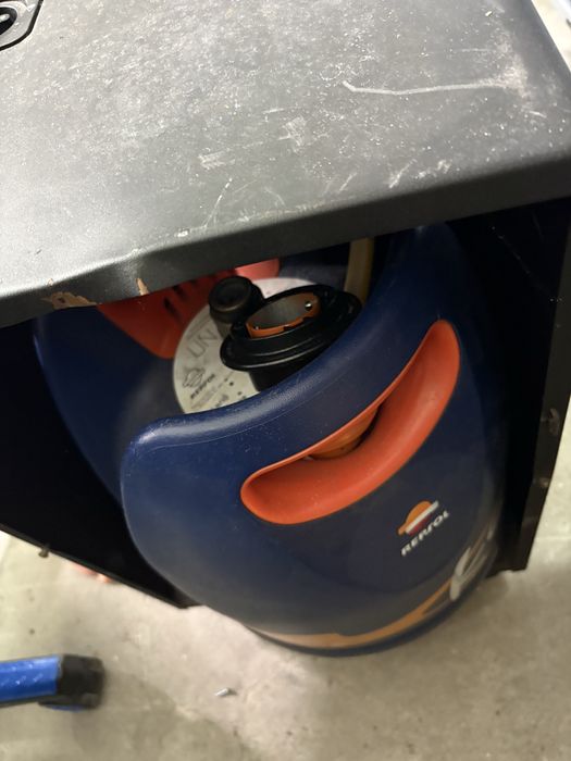 Aquecedor a gás com botija