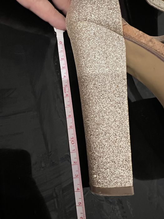 Sandálias com salto SeaSide douradas