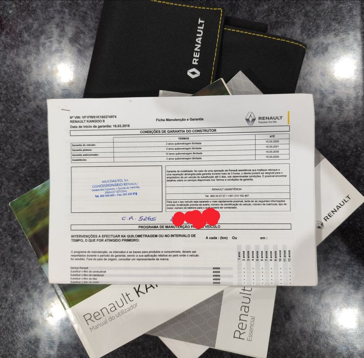 Renault Kangoo 3 lugares 2018