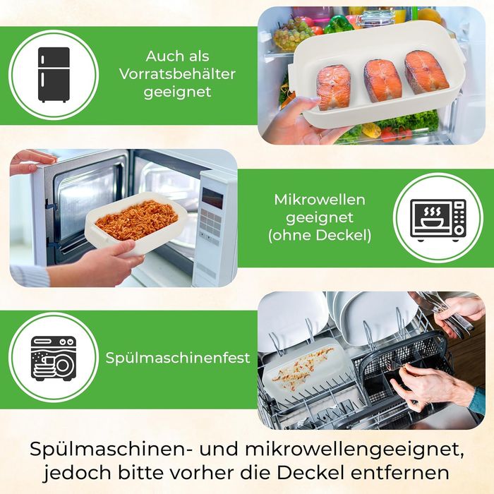 Pojemnik na lunch momii z torbą i sztućcami, 800 ml, biały