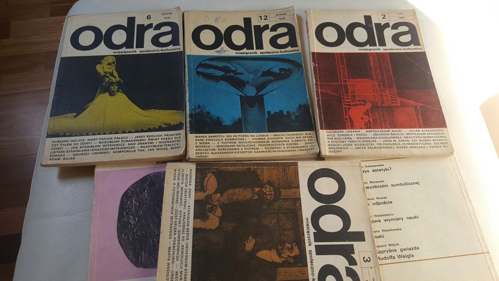 Czasopisma  ODRA społeczności  i kultura lata 80 PRL
