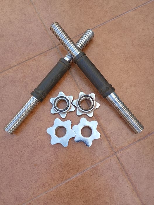 Barras de Halter 28mm Decathlon para musculação