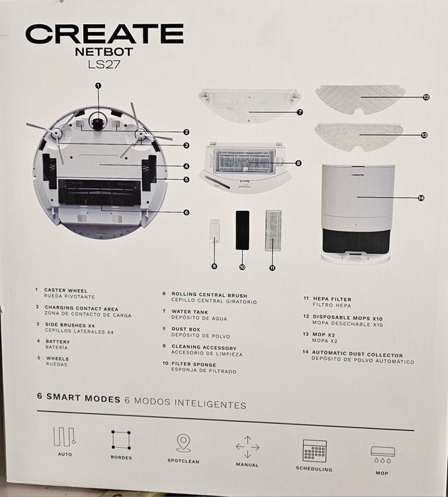 Robô aspirador Create Netbot LS27