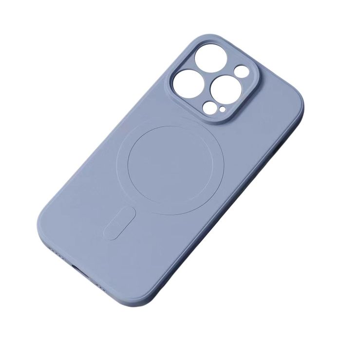 Silikonowe etui kompatybilne z MagSafe … 15 Plus Silicone Case - szare