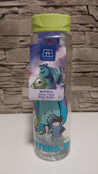 MONSTERS Bidon Butelka ze słomką brokatowa 550ml  Disney'a Pot