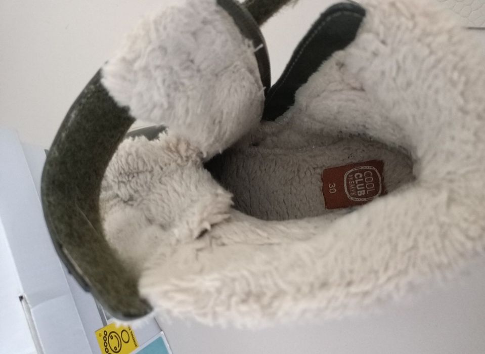 Cool Club, Buty zimowe chłopięce, pachnące, zielone, ocieplane, Zdrowa Stopa, podeszwa Bio-Protect