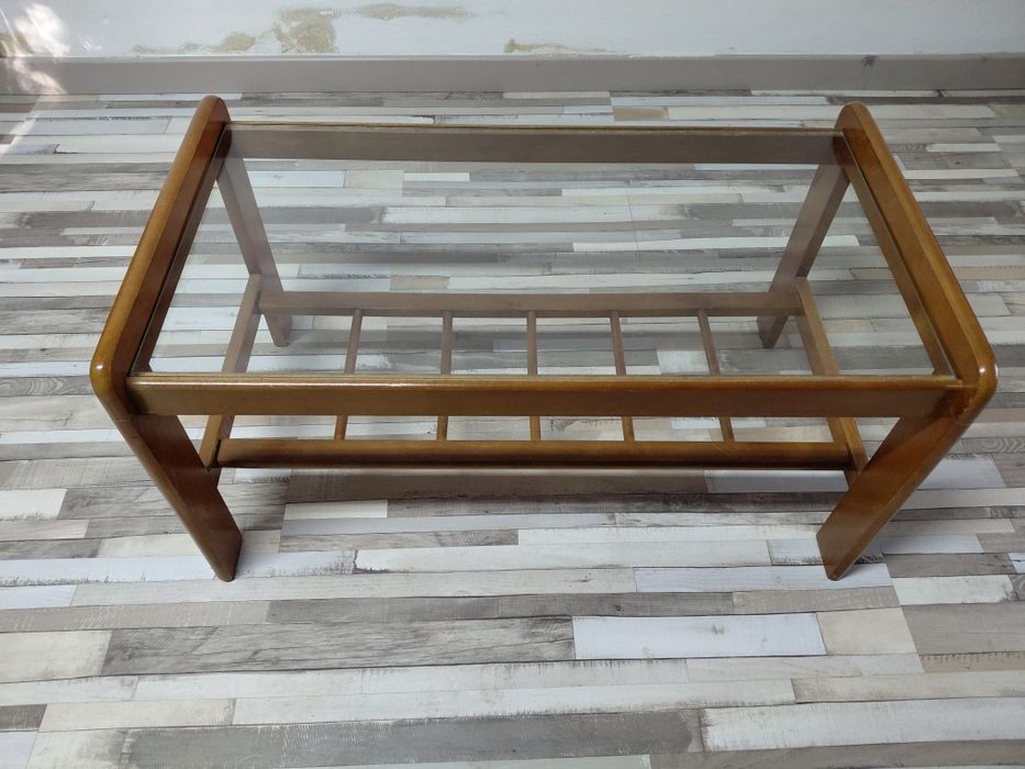 Mesa de cento sala em vidro