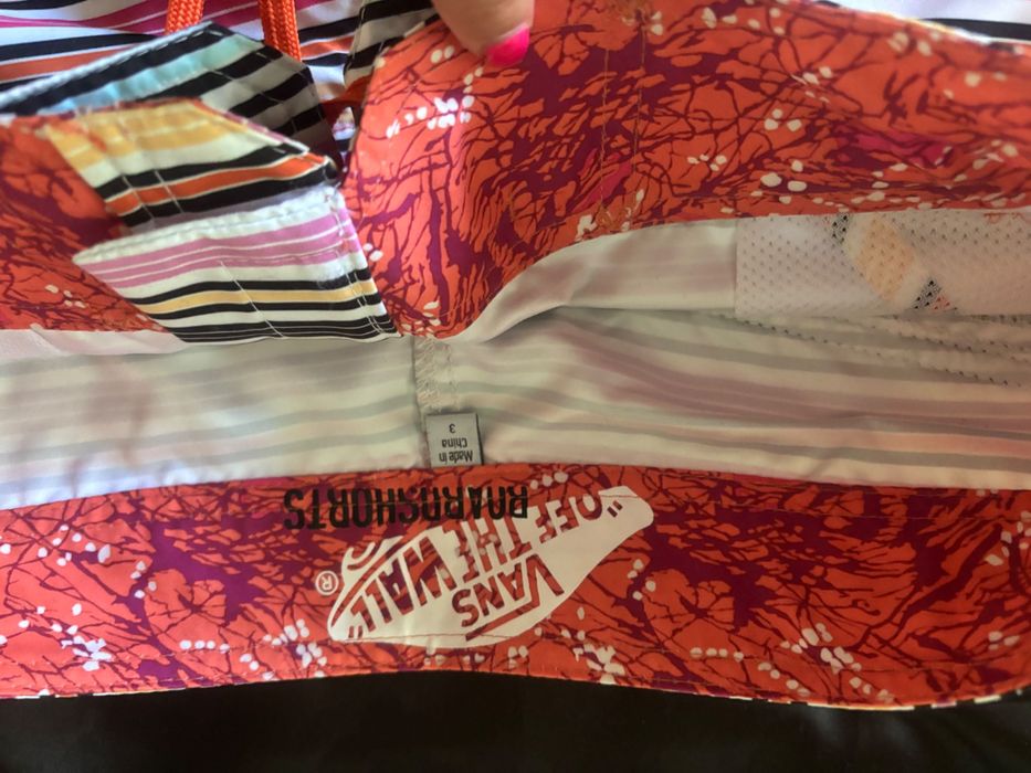 Oryginalne damskie nowe spodenki do pływania na basen Vans rozmiar S