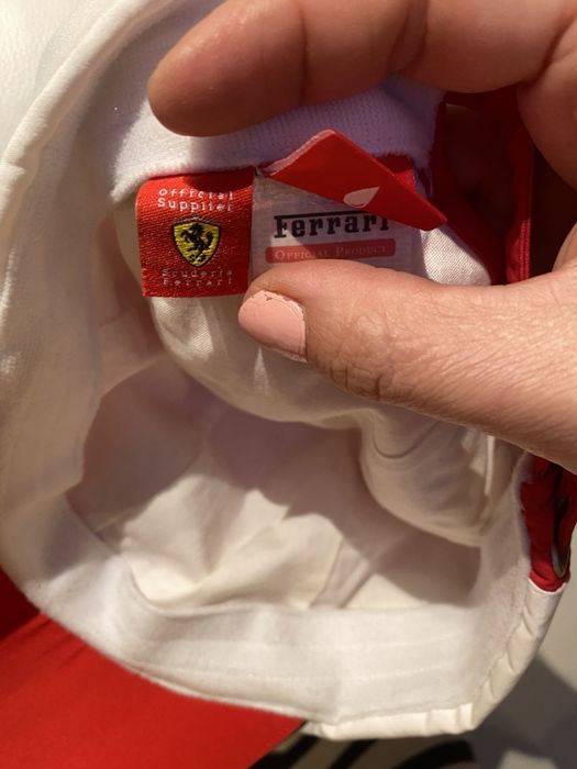 Czapka baseballówka Ferrari dla dzieci