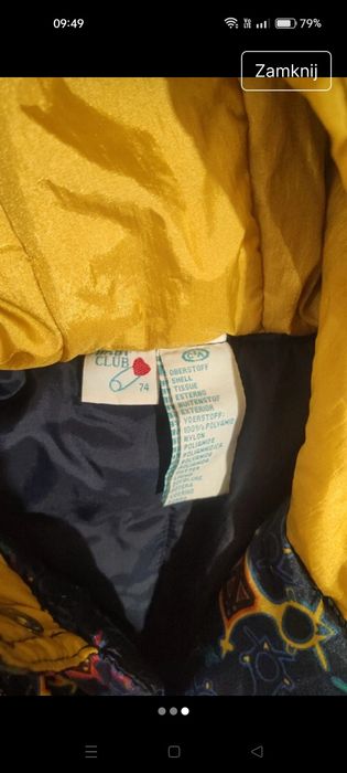 Kombinezon zimowy dla maluszka chłopca