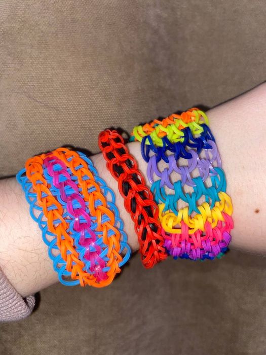 Красивые браслеты из резинок