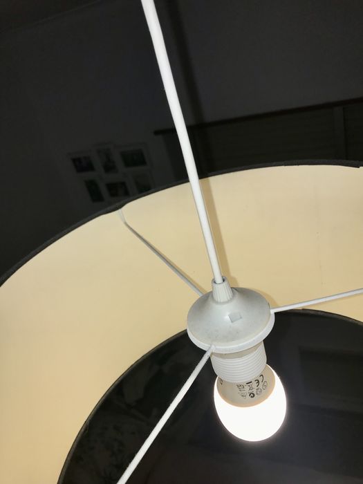 Candeeiro Abajur Preto IKEA (Novo)