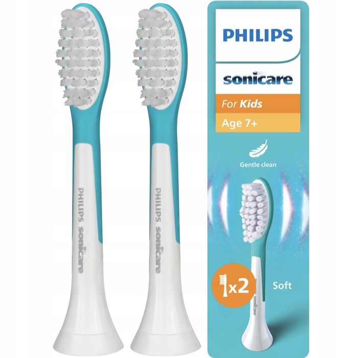 NA LEWARA końcówki PHILIPS SONICARE HX6044 2 szt, dla dzieci, nowe