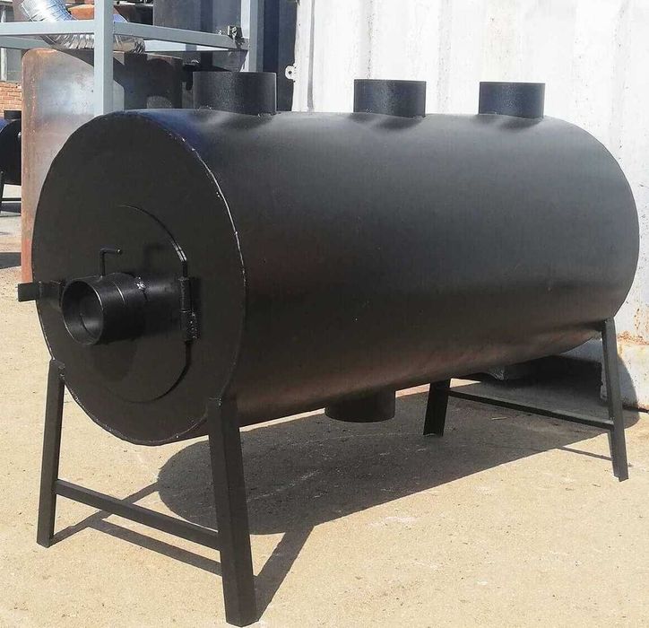 • 260 м2! ОБДУВ! 5мм! Буржуйка Теплогенератор Печь Булерьян (Булер'ян)